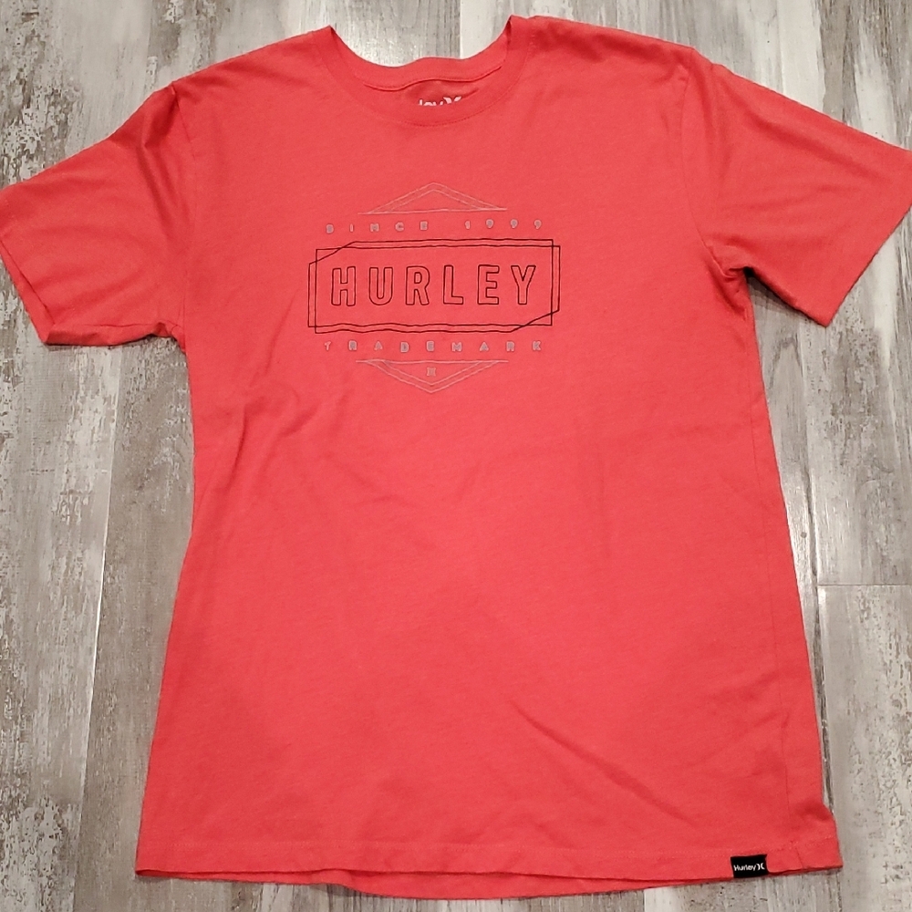 Hurley Red Short Sleeve Tee